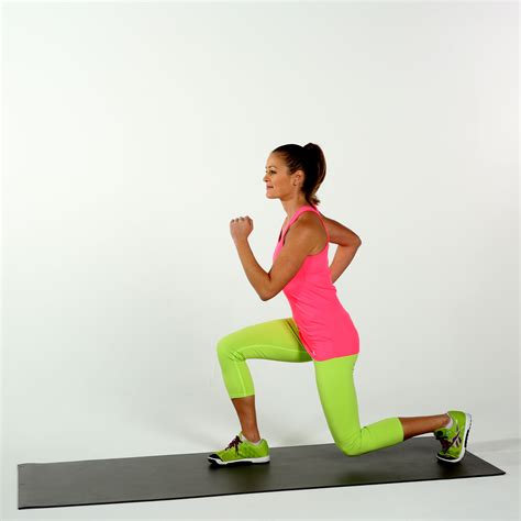 Offset Load Reverse Lunge: hold one dumbbell by your side in the opposite hand of the working leg. Suitcase Hold Reverse Lunge: hold two DBs by your side. Overhead Reverse Lunge: Hold two DBs, two KBs, or a single weight plate or barbell overhead with arms locked. Barbell Back Rack Reverse Lunge: carry a bar on your back. 
